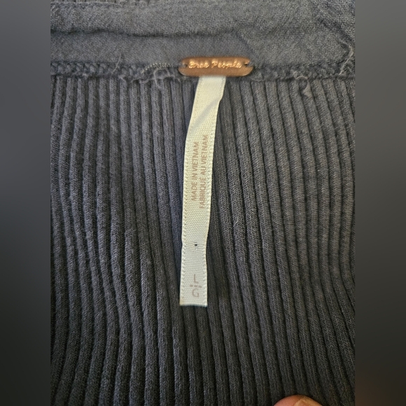 Free People Tunic Women's Dark Grey Size L - Picture 3 of 8